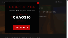 What Castleofchaos.com website looked like in 2018 (7 years ago)
