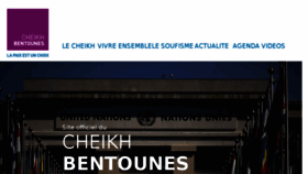 What Cheikh-bentounes.com website looked like in 2018 (5 years ago)