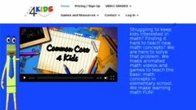 What Commoncore4kids.com website looked like in 2018 (6 years ago)