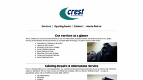 What Crestdrycleaning.co.uk website looked like in 2018 (6 years ago)