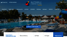 What Campingbutterfly.it website looked like in 2018 (5 years ago)