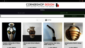 What Cornershop-design.com website looked like in 2018 (6 years ago)