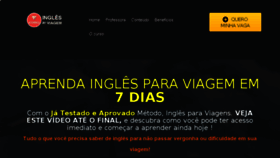 What Cursoinglesparaviagem.com.br website looked like in 2018 (6 years ago)