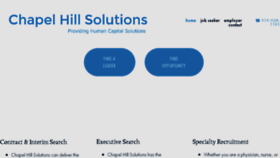 What Chapelhillsolutions.com website looked like in 2018 (5 years ago)