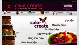 What Cakecreate.com website looked like in 2018 (6 years ago)