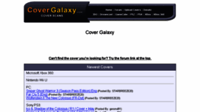What Covergalaxy.com website looked like in 2018 (5 years ago)