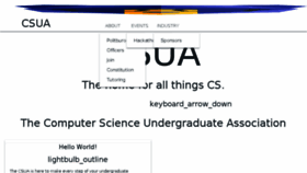 What Csua.org website looked like in 2018 (5 years ago)