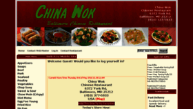 What Chinawokbaltimore.com website looked like in 2018 (6 years ago)