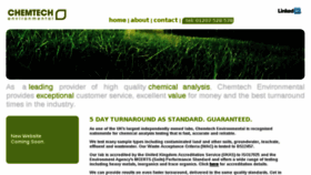 What Chemtech-env.co.uk website looked like in 2018 (6 years ago)