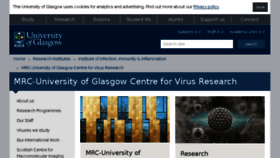 What Cvr.ac.uk website looked like in 2018 (6 years ago)