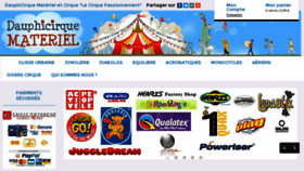 What Cirque-materiel-jonglerie.fr website looked like in 2018 (6 years ago)