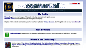 What Cosman.nl website looked like in 2018 (6 years ago)