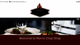 What Chopshopgrille.com website looked like in 2018 (6 years ago)