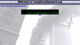 What Conspiracyresearch.org website looked like in 2018 (5 years ago)