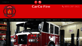 What Carcofire.com website looked like in 2018 (6 years ago)