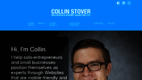 What Collinstover.com website looked like in 2018 (6 years ago)