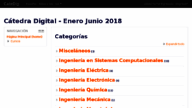 What Catedig.itlalaguna.edu.mx website looked like in 2018 (6 years ago)