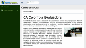 What Colombiaevaluadora.co website looked like in 2018 (6 years ago)