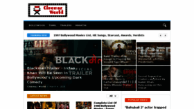 What Cinemazworld.com website looked like in 2018 (6 years ago)