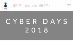 What Cyberdays.info website looked like in 2018 (6 years ago)