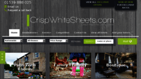 What Crispwhitesheets.com website looked like in 2018 (6 years ago)