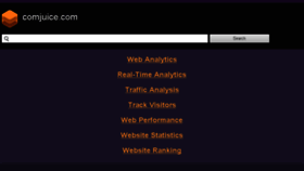 What Comjuice.com website looked like in 2018 (7 years ago)
