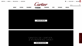 What Cartier.us website looked like in 2018 (6 years ago)