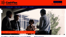 What Cashflex.nl website looked like in 2018 (5 years ago)