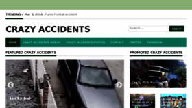 What Crazyaccidents.net website looked like in 2018 (6 years ago)