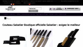 What Couteau-sabatier.fr website looked like in 2018 (6 years ago)