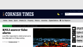 What Cornish-times.co.uk website looked like in 2018 (5 years ago)