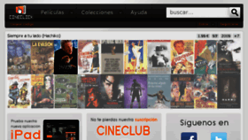 What Cineclick.com website looked like in 2018 (6 years ago)