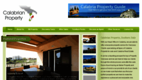 What Calabrian-property.com website looked like in 2018 (6 years ago)