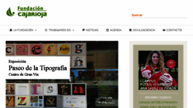 What Cajarioja.es website looked like in 2018 (6 years ago)