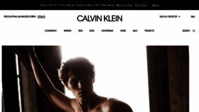 What Calvinkleininc.com website looked like in 2018 (6 years ago)