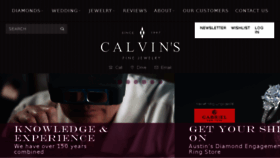 What Calvinsjewelry.com website looked like in 2018 (6 years ago)