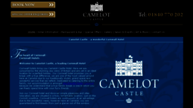 What Camelotcastle.com website looked like in 2018 (6 years ago)