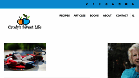 What Candyssweetlife.com website looked like in 2018 (6 years ago)