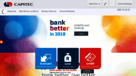 What Capitec.co.za website looked like in 2018 (6 years ago)