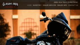 What Classiciron.com website looked like in 2018 (7 years ago)