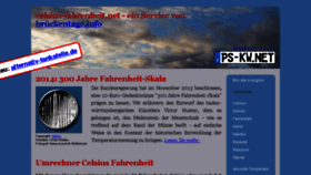 What Celsius-fahrenheit.net website looked like in 2018 (6 years ago)