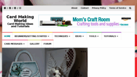 What Card-making-world.com website looked like in 2018 (6 years ago)