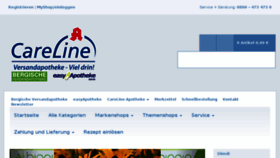 What Care-line.biz website looked like in 2018 (6 years ago)