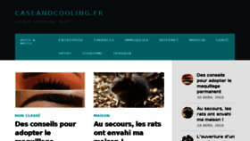 What Caseandcooling.fr website looked like in 2018 (6 years ago)