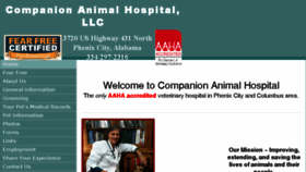 What Companionanimalhospital.vet website looked like in 2018 (5 years ago)