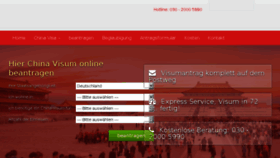 What China-visum-express.com website looked like in 2018 (5 years ago)