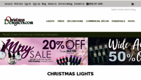 What Christmasdesigners.com website looked like in 2018 (6 years ago)