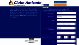 What Clubamizade.com website looked like in 2018 (5 years ago)