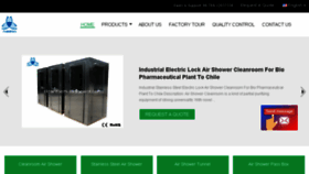 What Cleanroom-airshower.com website looked like in 2018 (5 years ago)