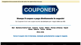 What Couponer.it website looked like in 2018 (6 years ago)